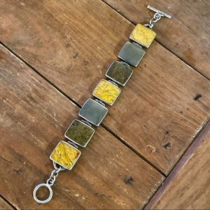 Silpada 925 silver 8 inch long bracelet; retired